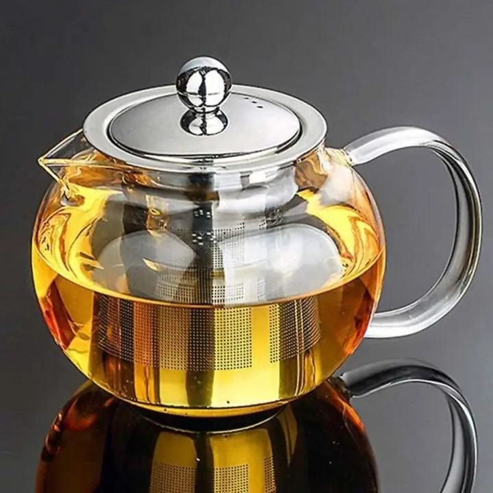 Round Glass Teapot 650ML - 1.3L