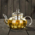 Round Glass Teapot and Infuser 400ML - 1L
