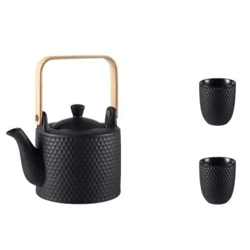 Scandinavian Hammered Porcelain Teapot 750ML