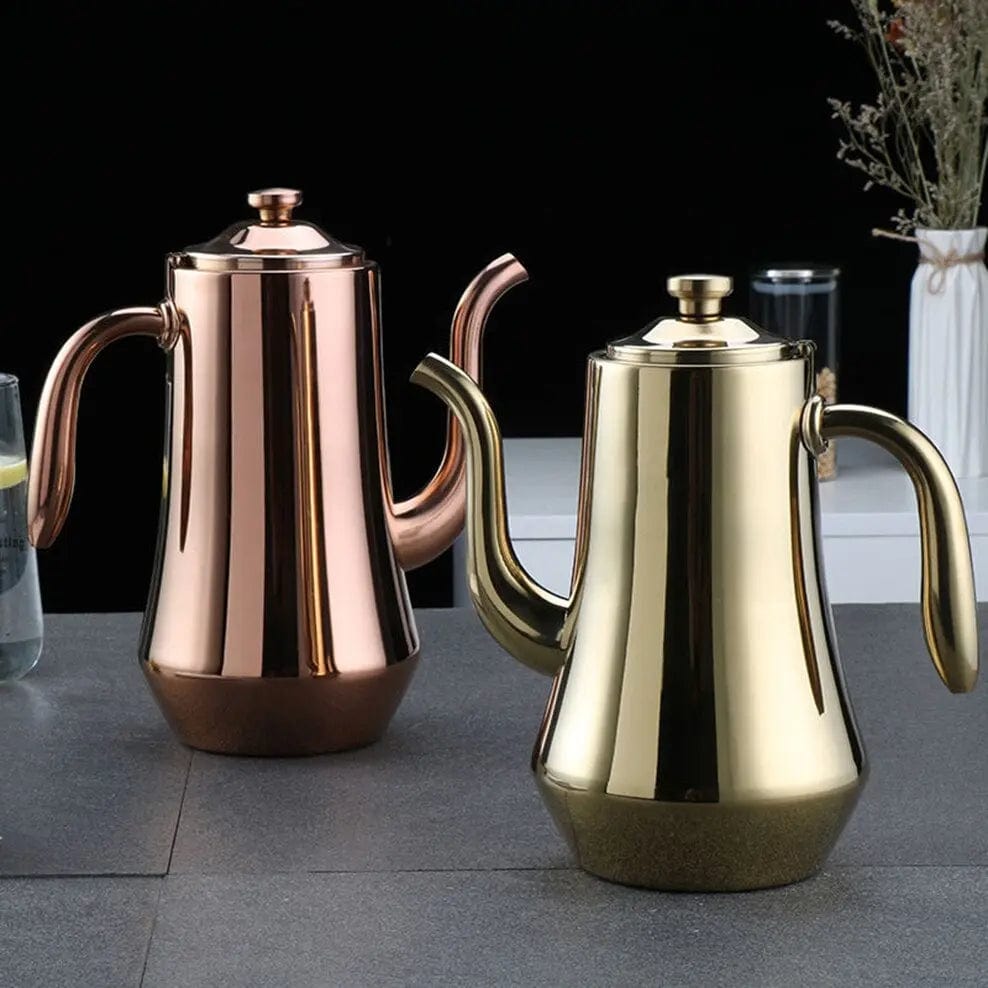 Scandinavian Stainless Steel Teapot with Infuser 1.8L
