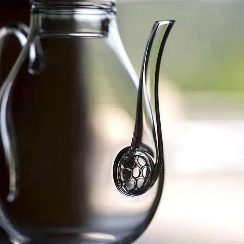 Simple Pear-Shaped Glass Teapot 700ml
