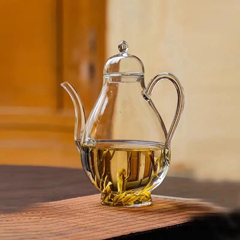 Simple Pear-Shaped Glass Teapot 700ml