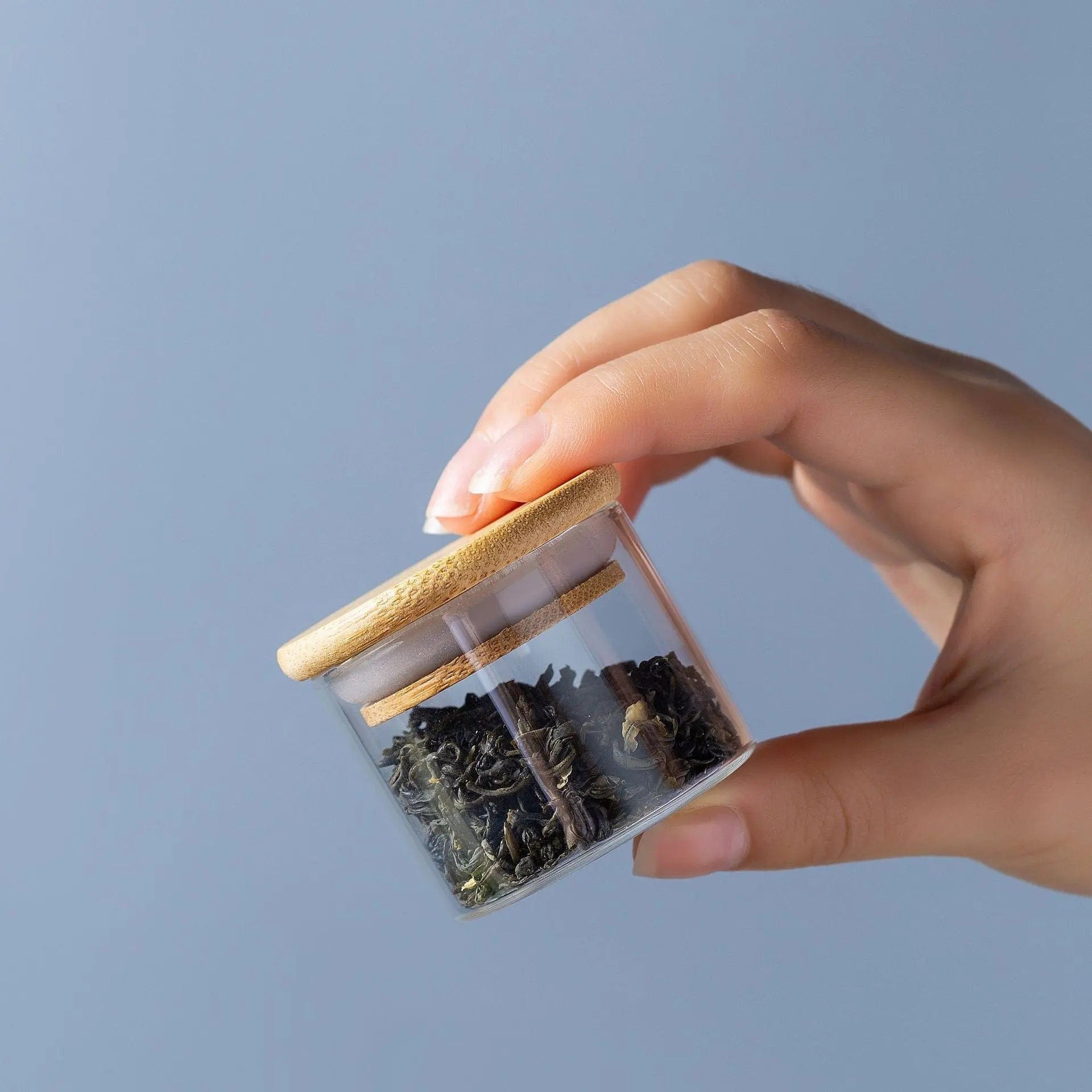 Small Glass Tea Box