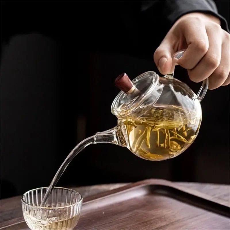 Small Round Glass Teapot 200ml