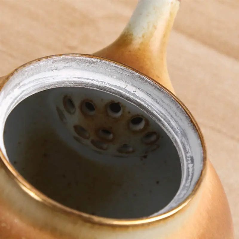 Small Round Japanese Ceramic Teapot 170ml