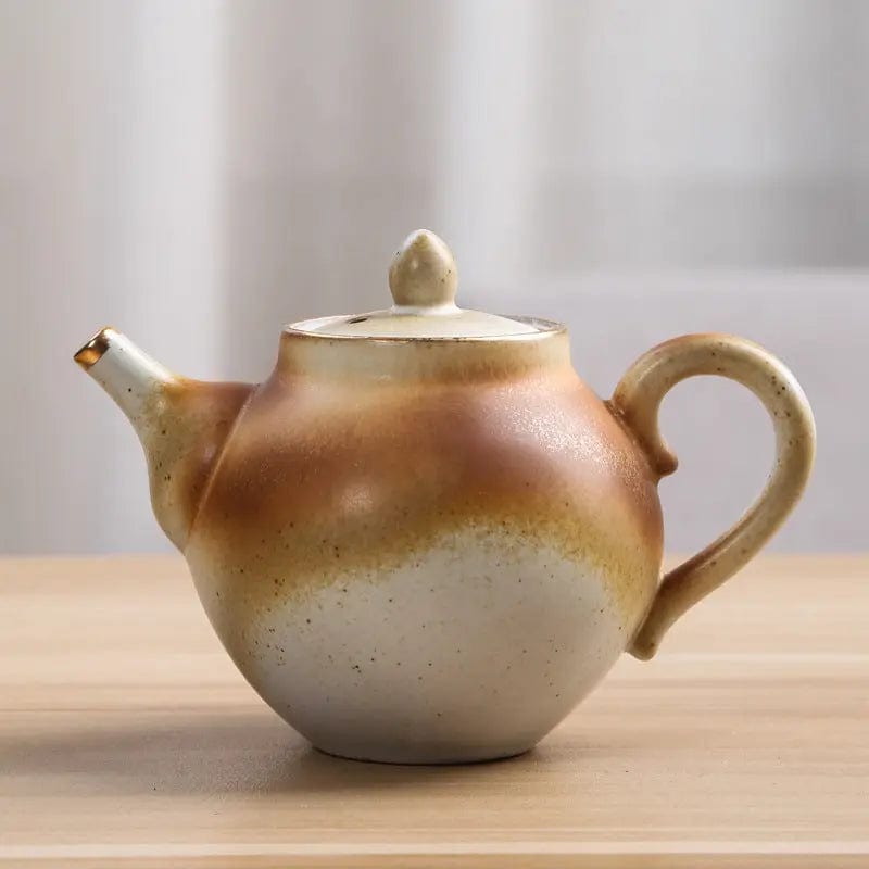 Small Round Japanese Ceramic Teapot 170ml
