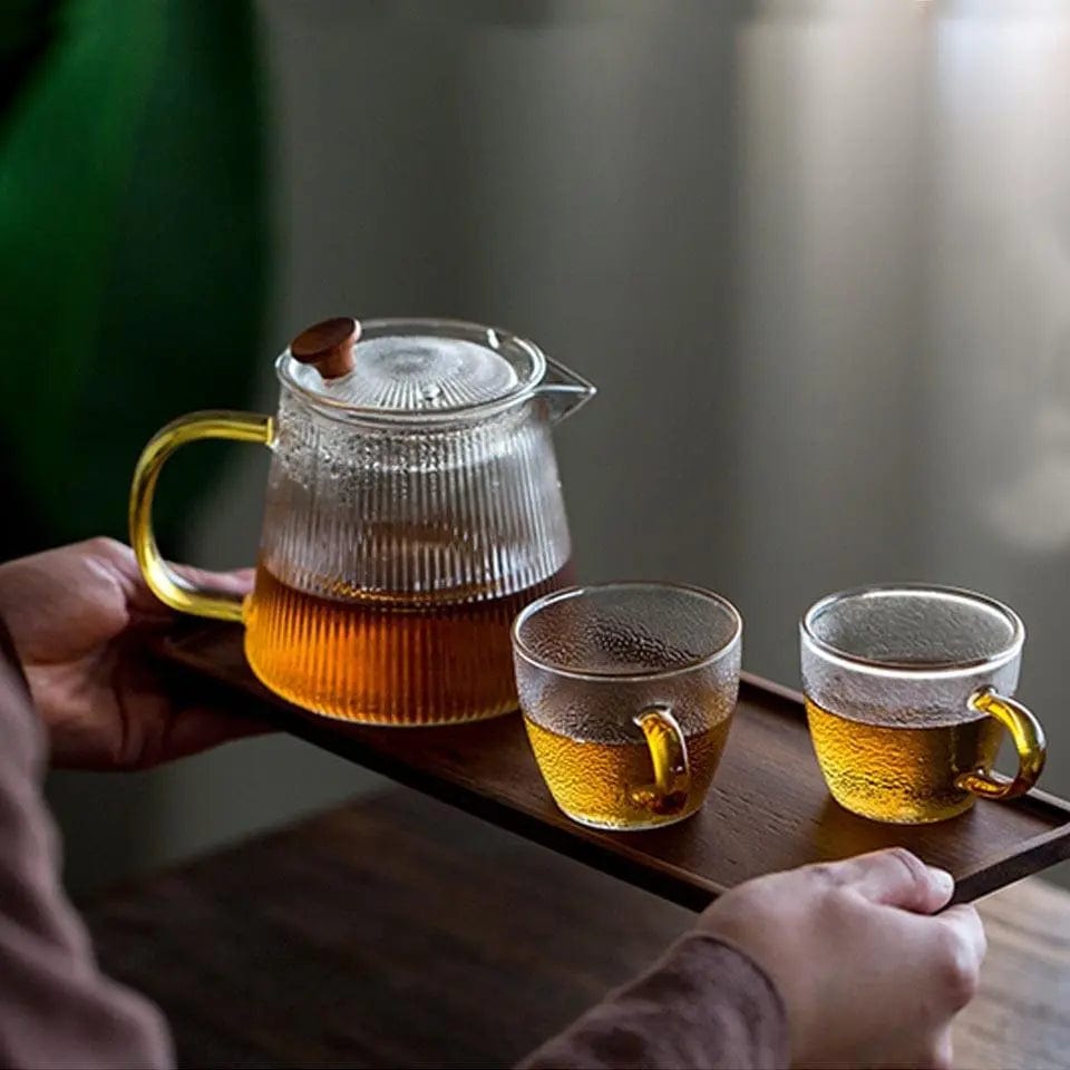 Stylish Glass Teapot 500ML - 1L