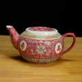 Traditional Chinese Red Porcelain Teapot 500ML