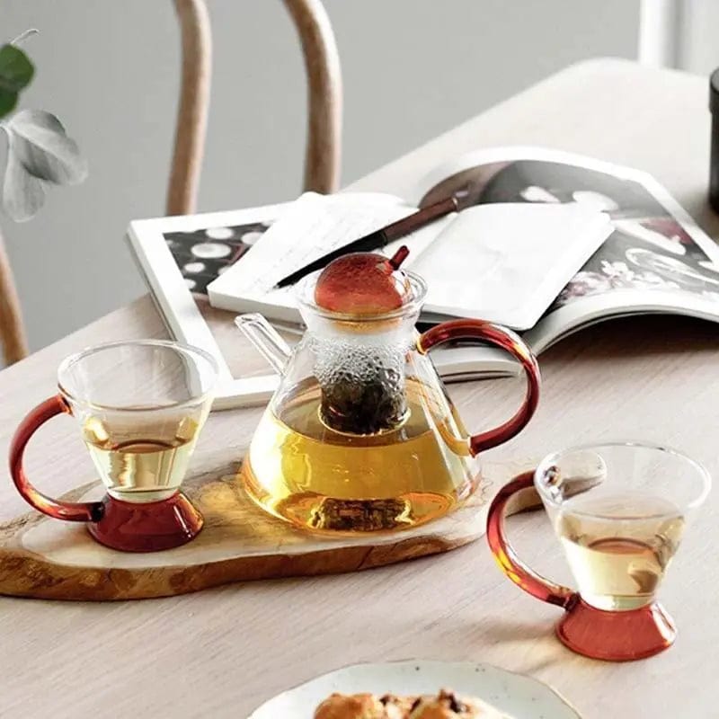 Triangular Glass Teapot 400 ml