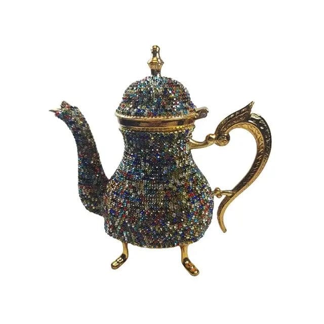 Turkish Teapot of Zinc with Swarovski Crystals 500 ml